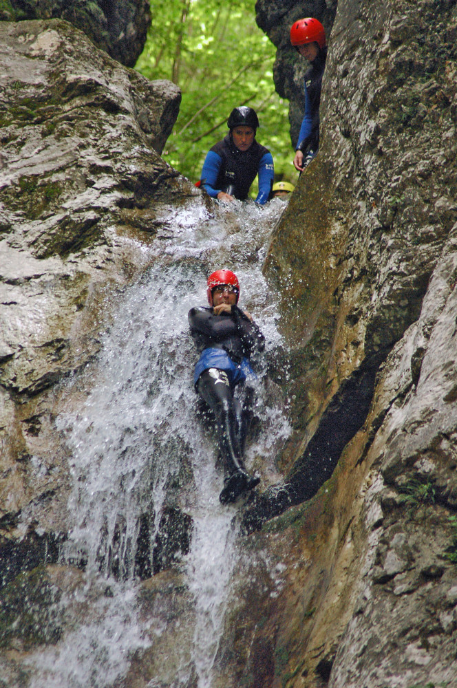 Bovec kanyoning